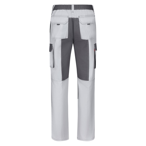 VL NJORD. Calças bicolor em sarja multibolsos (240 g/m²), em algodão (35%) e poliéster (65%)