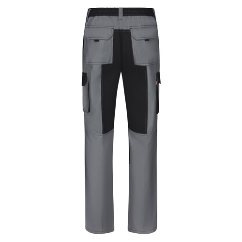 VL NJORD. Calças bicolor em sarja multibolsos (240 g/m²), em algodão (35%) e poliéster (65%)