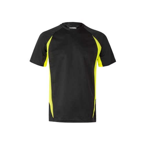VL SLAYER. T-shirt técnica bicolor bird-eye (160g/m²), em poliéster (100%)