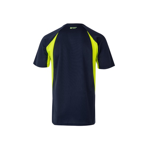 VL SLAYER. T-shirt técnica bicolor bird-eye (160g/m²), em poliéster (100%)