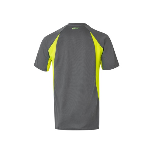 VL SLAYER. T-shirt técnica bicolor bird-eye (160g/m²), em poliéster (100%)