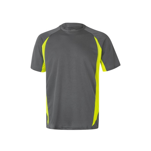 VL SLAYER. T-shirt técnica bicolor bird-eye (160g/m²), em poliéster (100%)