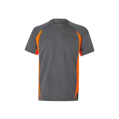 VL SLAYER. T-shirt técnica bicolor bird-eye (160g/m²), em poliéster (100%)