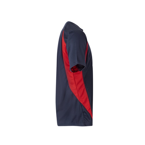 VL SLAYER. T-shirt técnica bicolor bird-eye (160g/m²), em poliéster (100%)