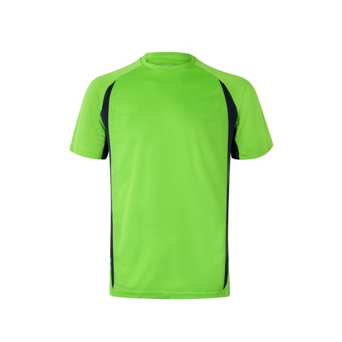 VL SLAYER. T-shirt técnica bicolor bird-eye (160g/m²), em poliéster (100%)