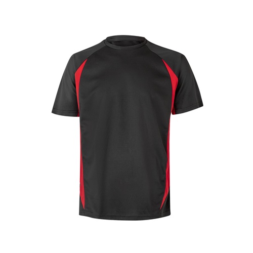 VL SLAYER. T-shirt técnica bicolor bird-eye (160g/m²), em poliéster (100%)