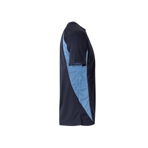 VL SLAYER. T-shirt técnica bicolor bird-eye (160g/m²), em poliéster (100%)