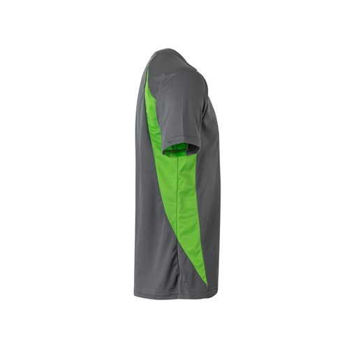 VL SLAYER. T-shirt técnica bicolor bird-eye (160g/m²), em poliéster (100%)