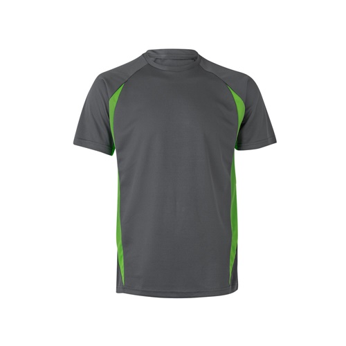 VL SLAYER. T-shirt técnica bicolor bird-eye (160g/m²), em poliéster (100%)