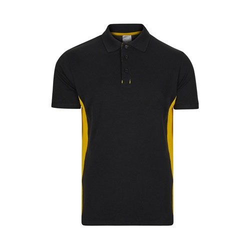 VL SUPAY. Polo piqué bicolor (180g/m²) manga curta, em algodão (60%) e poliéster (40%)