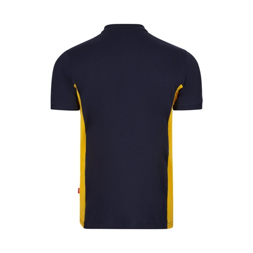 VL SUPAY. Polo piqué bicolor (180g/m²) manga curta, em algodão (60%) e poliéster (40%)
