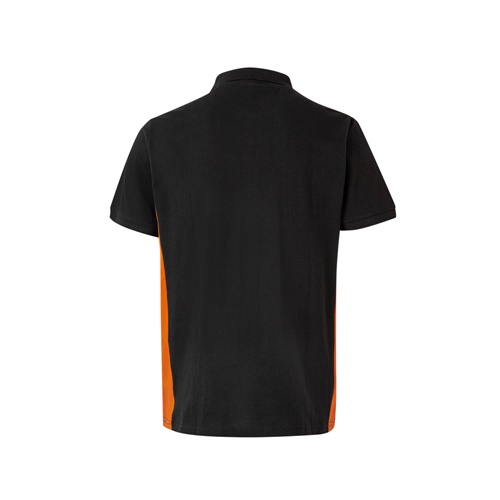 VL SUPAY. Polo piqué bicolor (180g/m²) manga curta, em algodão (60%) e poliéster (40%)