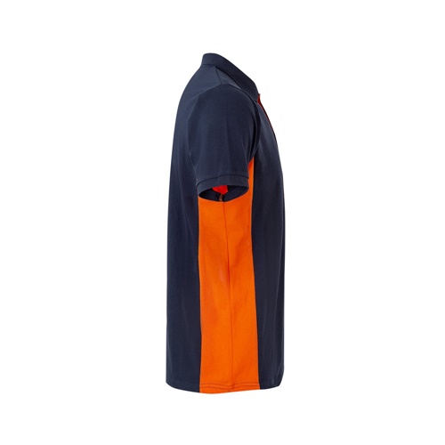 VL SUPAY. Polo piqué bicolor (180g/m²) manga curta, em algodão (60%) e poliéster (40%)
