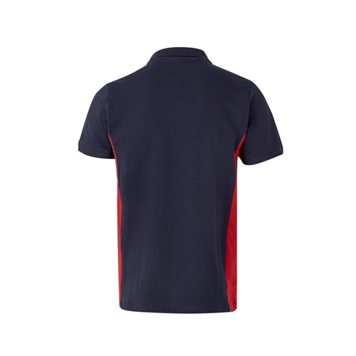 VL SUPAY. Polo piqué bicolor (180g/m²) manga curta, em algodão (60%) e poliéster (40%)