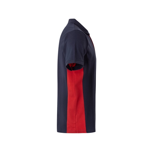 VL SUPAY. Polo piqué bicolor (180g/m²) manga curta, em algodão (60%) e poliéster (40%)