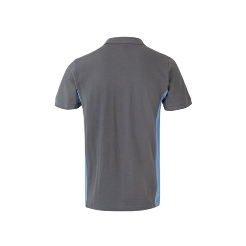 VL SUPAY. Polo piqué bicolor (180g/m²) manga curta, em algodão (60%) e poliéster (40%)