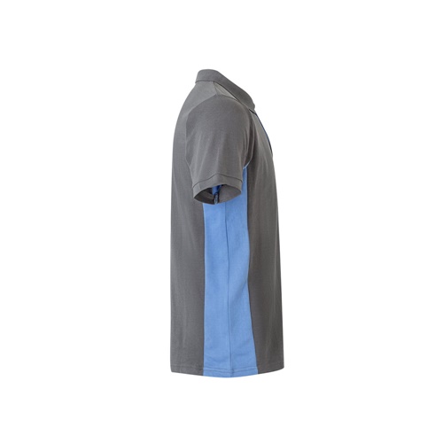 VL SUPAY. Polo piqué bicolor (180g/m²) manga curta, em algodão (60%) e poliéster (40%)