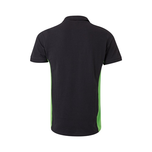 VL SUPAY. Polo piqué bicolor (180g/m²) manga curta, em algodão (60%) e poliéster (40%)