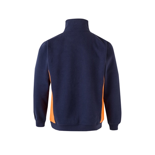 VL SVAROG. Sweatshirt de felpo bicolor (260g/m²), em poliéster (65%) e algodão (35%)