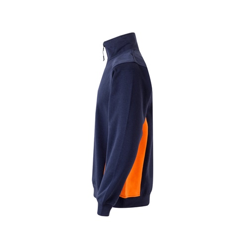 VL SVAROG. Sweatshirt de felpo bicolor (260g/m²), em poliéster (65%) e algodão (35%)