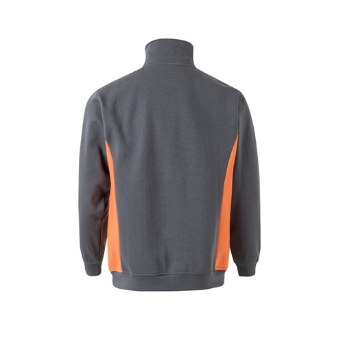 VL SVAROG. Sweatshirt de felpo bicolor (260g/m²), em poliéster (65%) e algodão (35%)