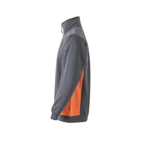 VL SVAROG. Sweatshirt de felpo bicolor (260g/m²), em poliéster (65%) e algodão (35%)
