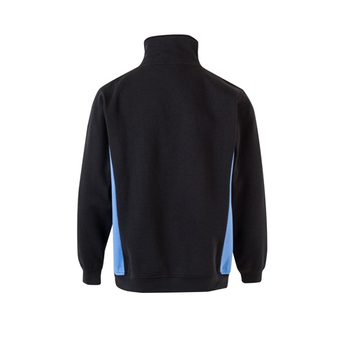 VL SVAROG. Sweatshirt de felpo bicolor (260g/m²), em poliéster (65%) e algodão (35%)