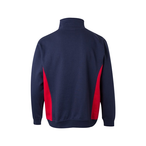 VL SVAROG. Sweatshirt de felpo bicolor (260g/m²), em poliéster (65%) e algodão (35%)