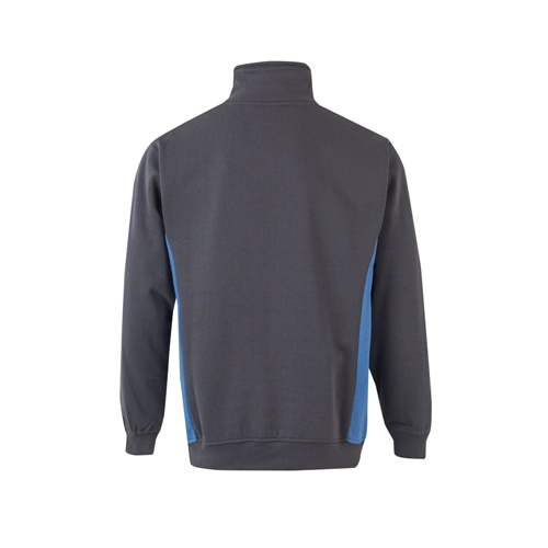 VL SVAROG. Sweatshirt de felpo bicolor (260g/m²), em poliéster (65%) e algodão (35%)