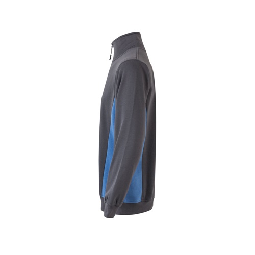 VL SVAROG. Sweatshirt de felpo bicolor (260g/m²), em poliéster (65%) e algodão (35%)