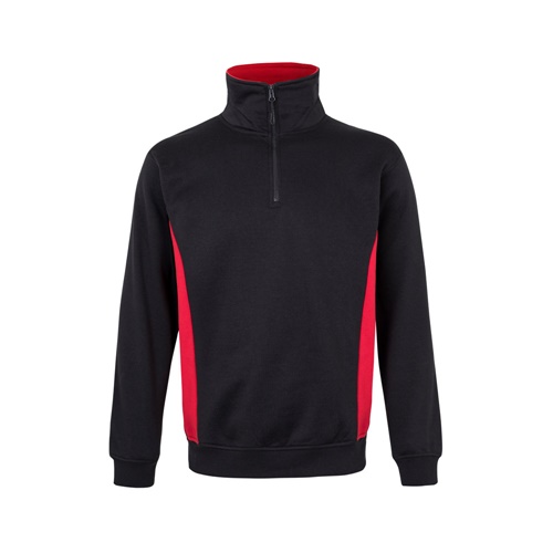 VL SVAROG. Sweatshirt de felpo bicolor (260g/m²), em poliéster (65%) e algodão (35%)