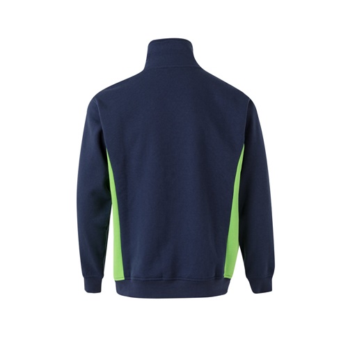VL SVAROG. Sweatshirt de felpo bicolor (260g/m²), em poliéster (65%) e algodão (35%)