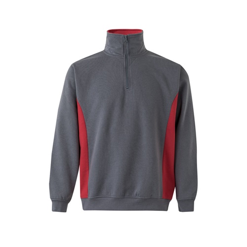 VL SVAROG. Sweatshirt de felpo bicolor (260g/m²), em poliéster (65%) e algodão (35%)