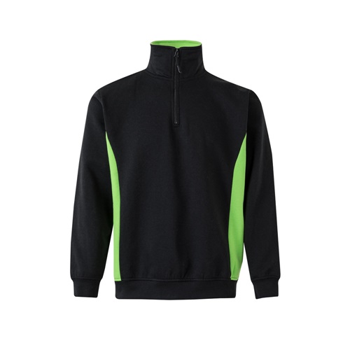 VL SVAROG. Sweatshirt de felpo bicolor (260g/m²), em poliéster (65%) e algodão (35%)