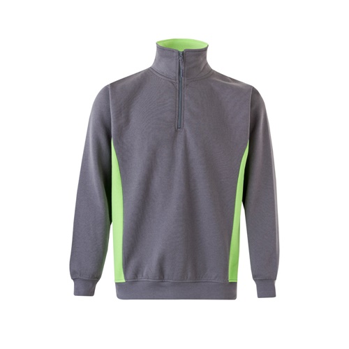 VL SVAROG. Sweatshirt de felpo bicolor (260g/m²), em poliéster (65%) e algodão (35%)