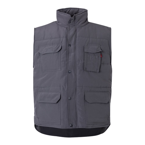 VL MEFITIS. Colete acolchoado multibolsos (220g/m²), em poliéster (100%)