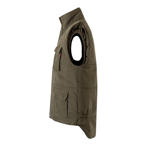 VL MEFITIS. Colete acolchoado multibolsos (220g/m²), em poliéster (100%)