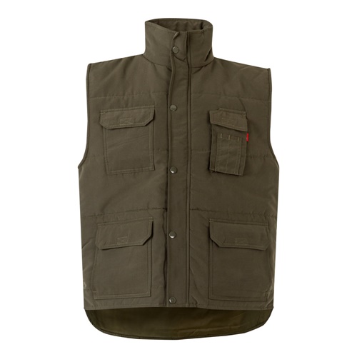 VL MEFITIS. Colete acolchoado multibolsos (220g/m²), em poliéster (100%)