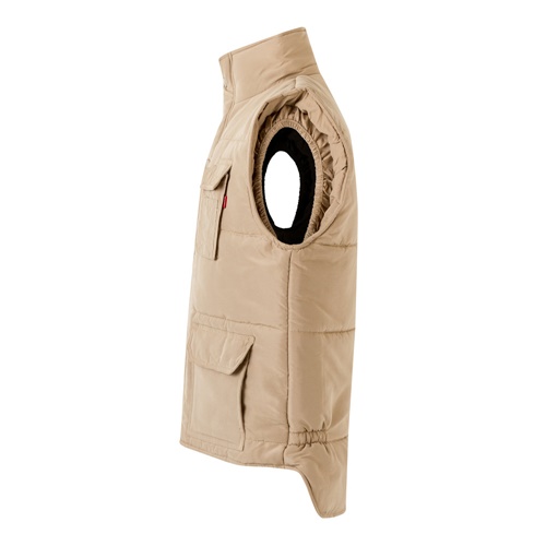 VL MEFITIS. Colete acolchoado multibolsos (220g/m²), em poliéster (100%)