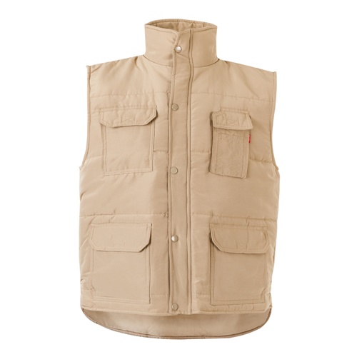 VL MEFITIS. Colete acolchoado multibolsos (220g/m²), em poliéster (100%)