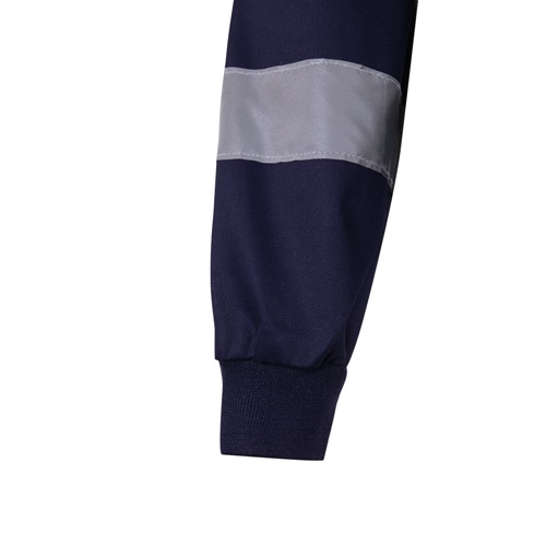 VL NEPTUNE. Casaco bicolor de sarja (210g/m²) em poliéster (80%) e algodão (20%)