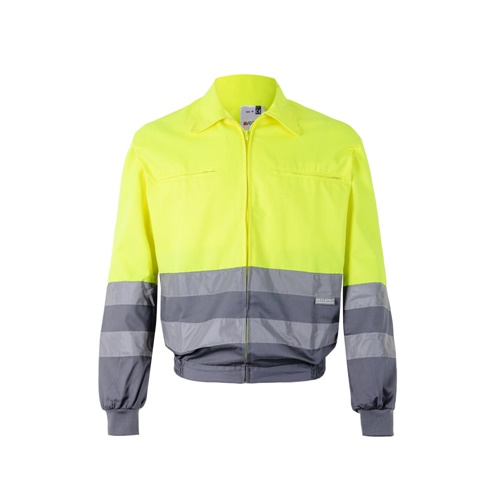 VL NEPTUNE. Casaco bicolor de sarja (210g/m²) em poliéster (80%) e algodão (20%)