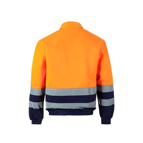 VL NEPTUNE. Casaco bicolor de sarja (210g/m²) em poliéster (80%) e algodão (20%)
