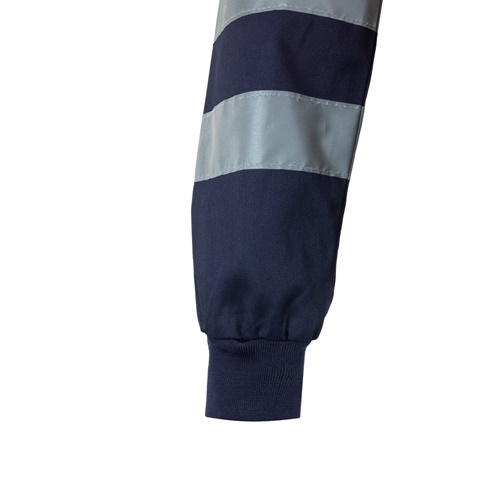 VL NEPTUNE. Casaco bicolor de sarja (210g/m²) em poliéster (80%) e algodão (20%)