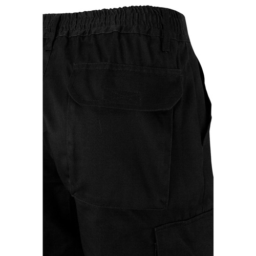 VL ATHENA. Calças bicolor em sarja (210g/m²), forradas, multibolsos, em algodão (20%) e poliéster (80%)