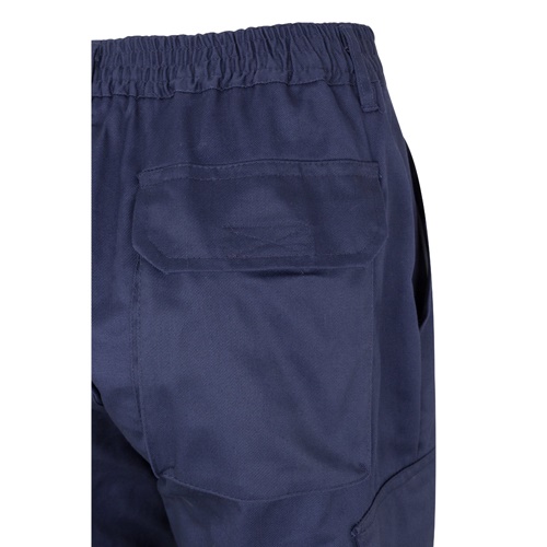 VL ATHENA. Calças bicolor em sarja (210g/m²), forradas, multibolsos, em algodão (20%) e poliéster (80%)