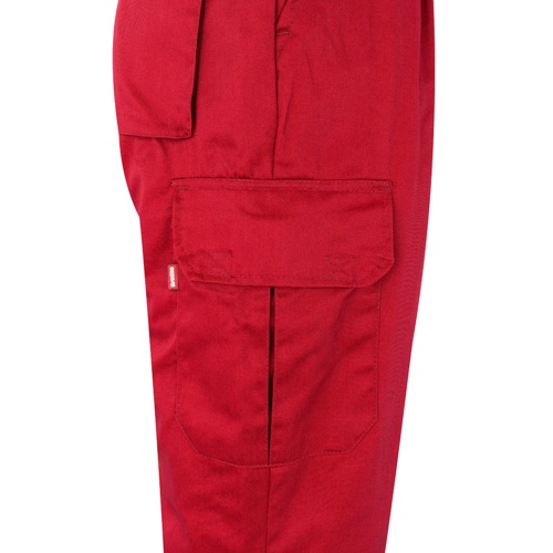 VL ATHENA. Calças bicolor em sarja (210g/m²), forradas, multibolsos, em algodão (20%) e poliéster (80%)