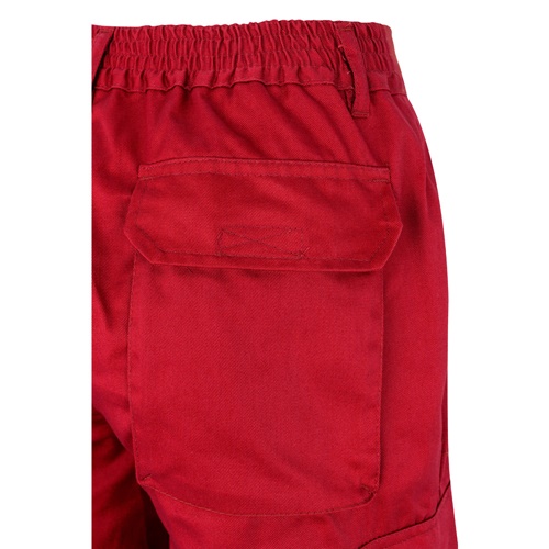 VL ATHENA. Calças bicolor em sarja (210g/m²), forradas, multibolsos, em algodão (20%) e poliéster (80%)