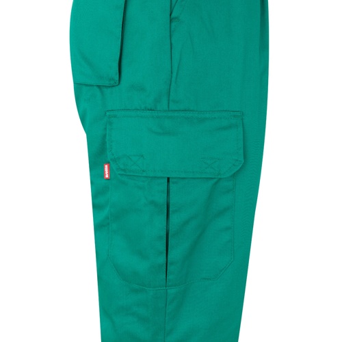 VL ATHENA. Calças bicolor em sarja (210g/m²), forradas, multibolsos, em algodão (20%) e poliéster (80%)