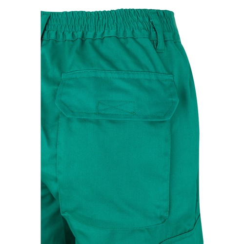 VL ATHENA. Calças bicolor em sarja (210g/m²), forradas, multibolsos, em algodão (20%) e poliéster (80%)
